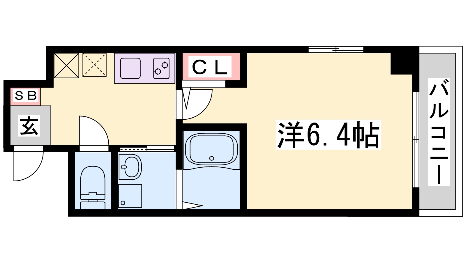 ロイスグラン神戸下沢通の間取り