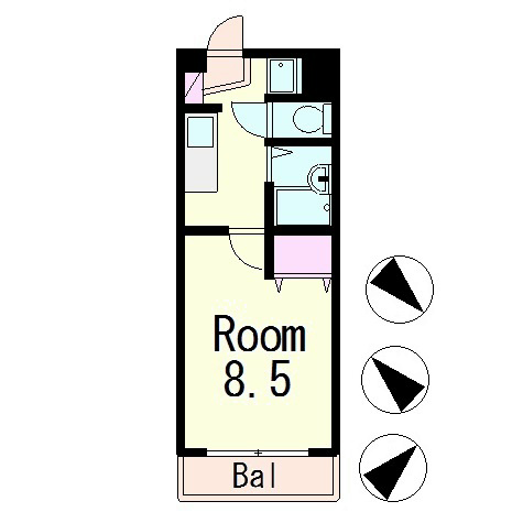 APEX FLAT Rの間取り