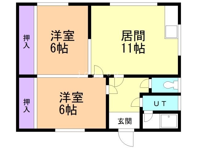 ミット豊岡の間取り