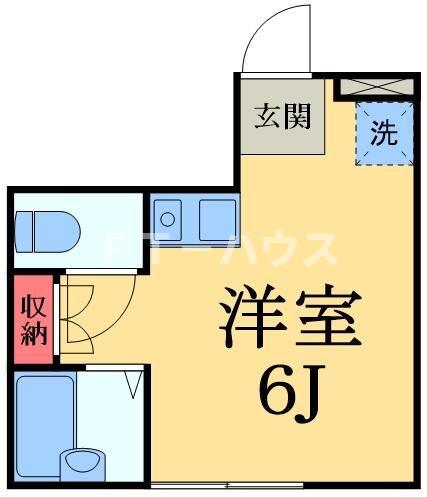 習志野市新栄のアパートの間取り