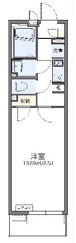 レオネクストホワイトパレスの間取り