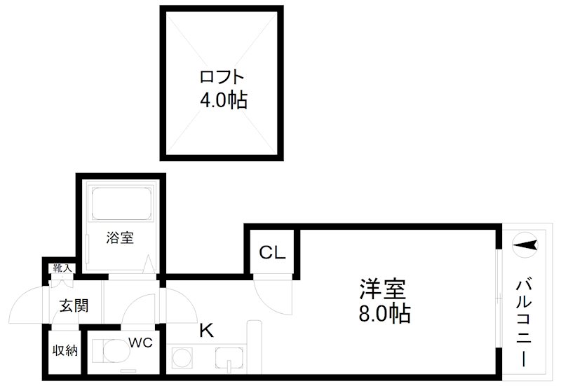 コスモレジデンス北加賀屋IIの間取り