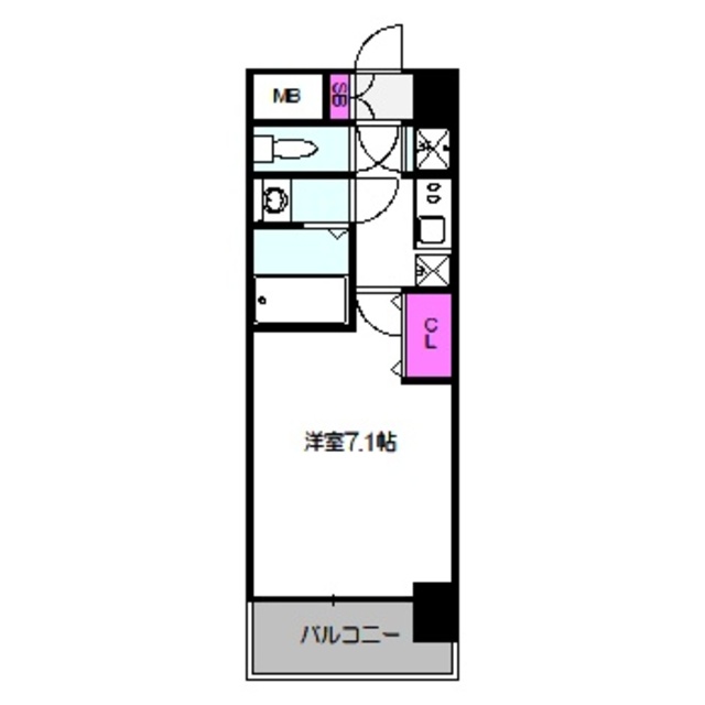 セレニテ京橋クレアの間取り