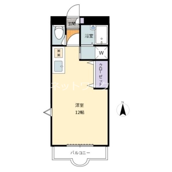 倉敷市美和のマンションの間取り