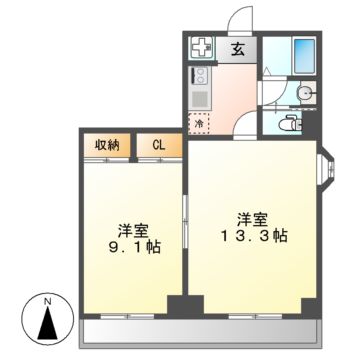 ヒルトップハウスの間取り