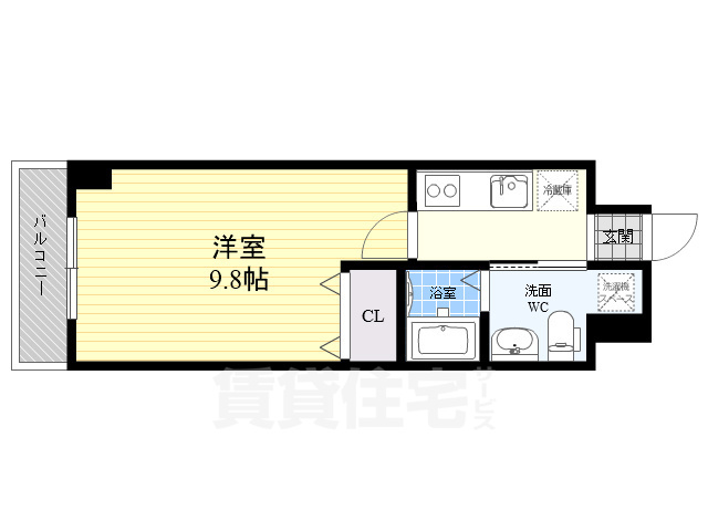 アートプラザ枚方の間取り