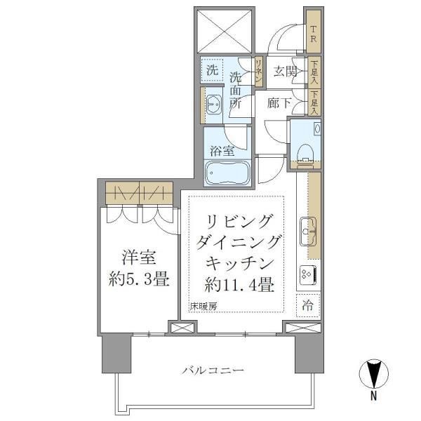 ベイズタワー&ガーデンの間取り