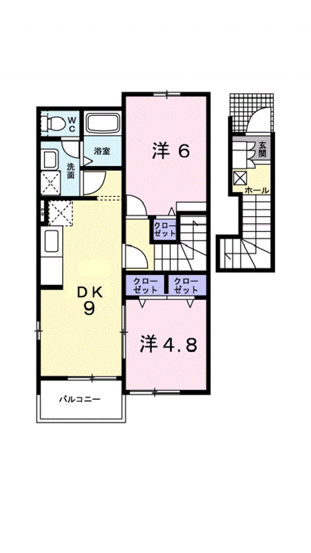 [家電付き] Cockieの間取り