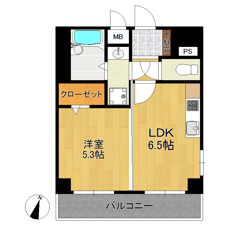 チェルシー出水の間取り