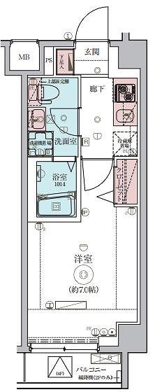 レグゼ鷺沼の間取り