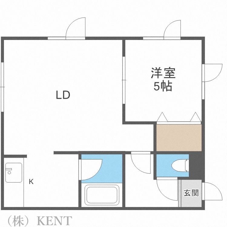 コーポ津久井の間取り