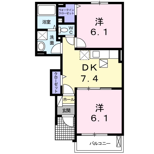 プラシード・アルバの間取り