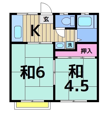 ラヤマハイムの間取り