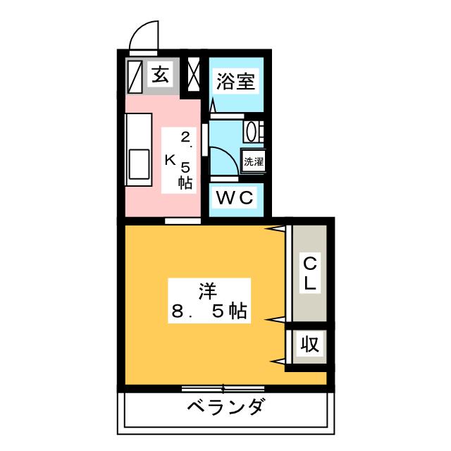 グリーンコート羽島の間取り