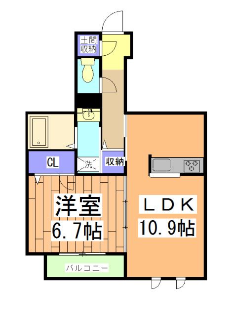 シャーメゾン太秦桂ヶ原の間取り