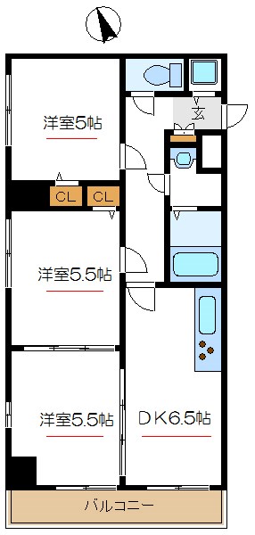 グランパーク東京EASTの間取り