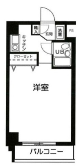 スカイコート武蔵関伊勢亀ビルの間取り