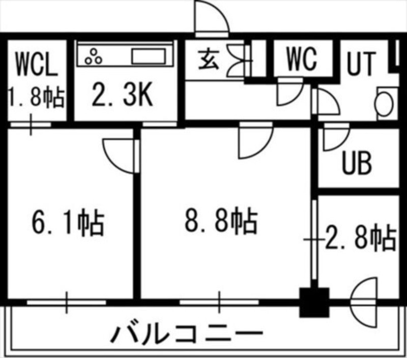 S-FORT豊平三条の間取り