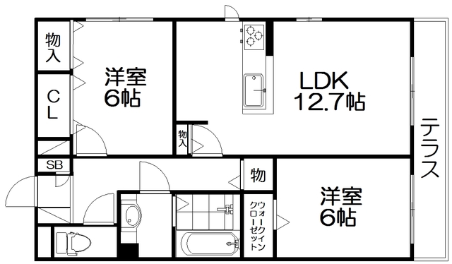 ラヴィーベルの間取り