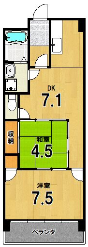 ヴィラ・パドマの間取り