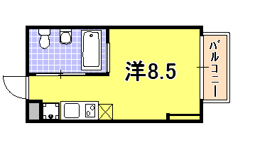 クレセンティア神戸・北野の間取り