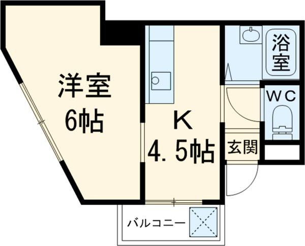 市川市市川南のマンションの間取り