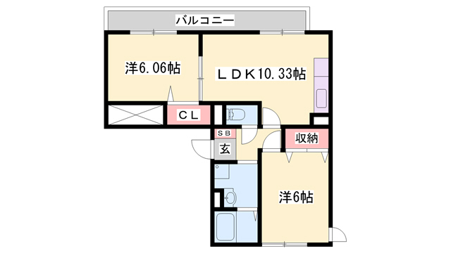 パルティーレの間取り