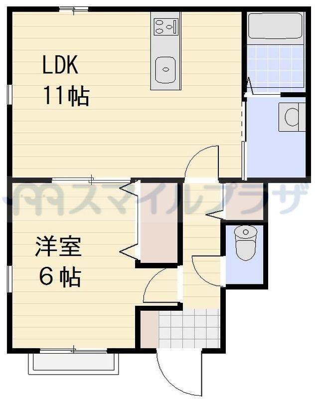 さいたま市北区櫛引町のアパートの間取り