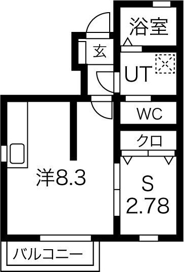 盛岡市住吉町築8年の間取り