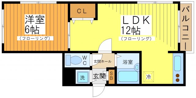 世田谷区宮坂のマンションの間取り