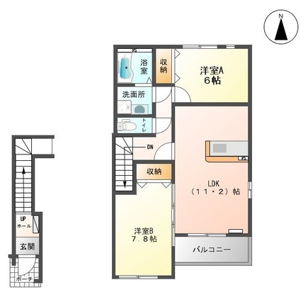 グリーン シャトーの間取り