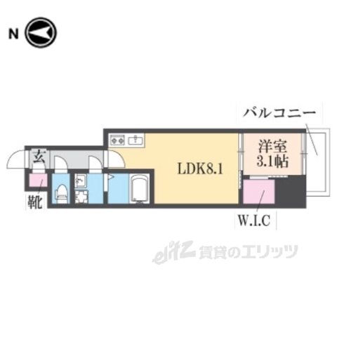 レーヴメゾン出屋敷の間取り