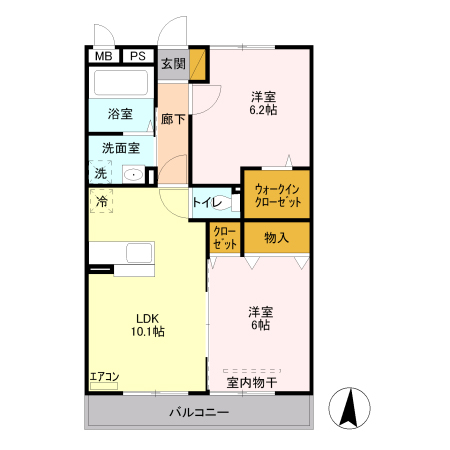 リーベンの間取り