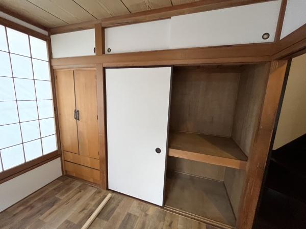 収納　押し入れあります！