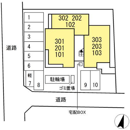 駐車場　エクセレンス　フジ
