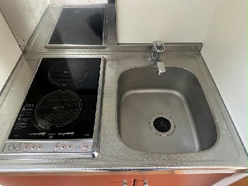 キッチン　キッチン混合水栓設置済みです