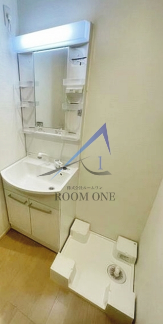 洗面設備　洗面台です。