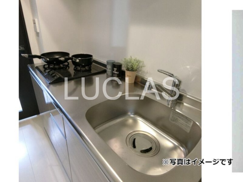 キッチン　2口コンロでお料理もはかどります♪