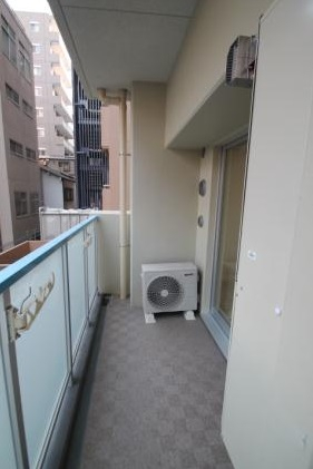 バルコニー　【アーバネックス谷町II】落ち着いた時間を過ごせるバルコニーで