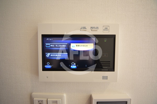 セキュリティ　RJR堺筋本町タワー　TVモニター付きインターホン