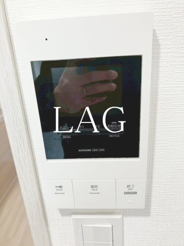セキュリティ　モニター付きインターフォンです。