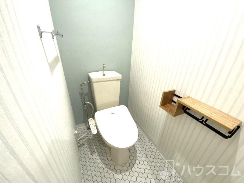 トイレ　冬場も安心の温水洗浄便座！