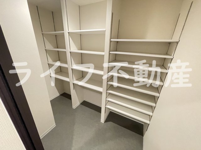 収納　収納があります