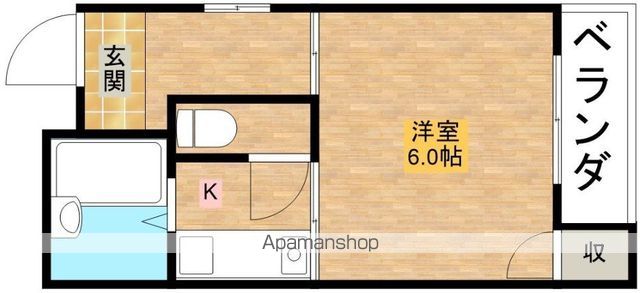 二宮マンションの間取り写真