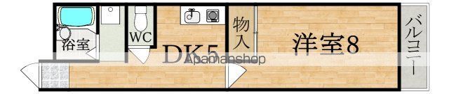 ラカーサ東生駒の間取り写真