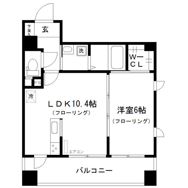 東急東横線 新丸子駅 徒歩4分 5階建 築17年の間取り写真