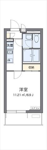クレイノビッグアロー川崎の間取り写真
