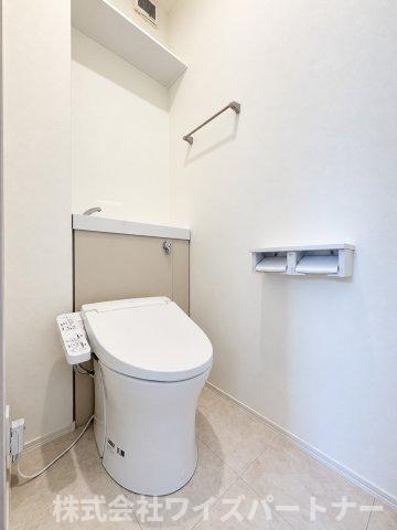 西鉄天神大牟田線 大橋駅 徒歩39分 2階建 築1年のトイレ写真