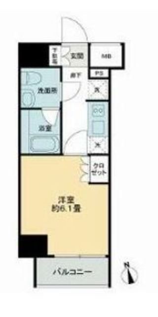 ＪＲ山手線 大崎駅 徒歩10分 14階建 築8年の間取り写真