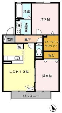 マークサウンドVの間取り写真